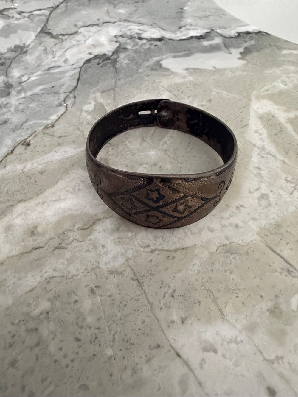 Antique Metal Cuff Bracelet